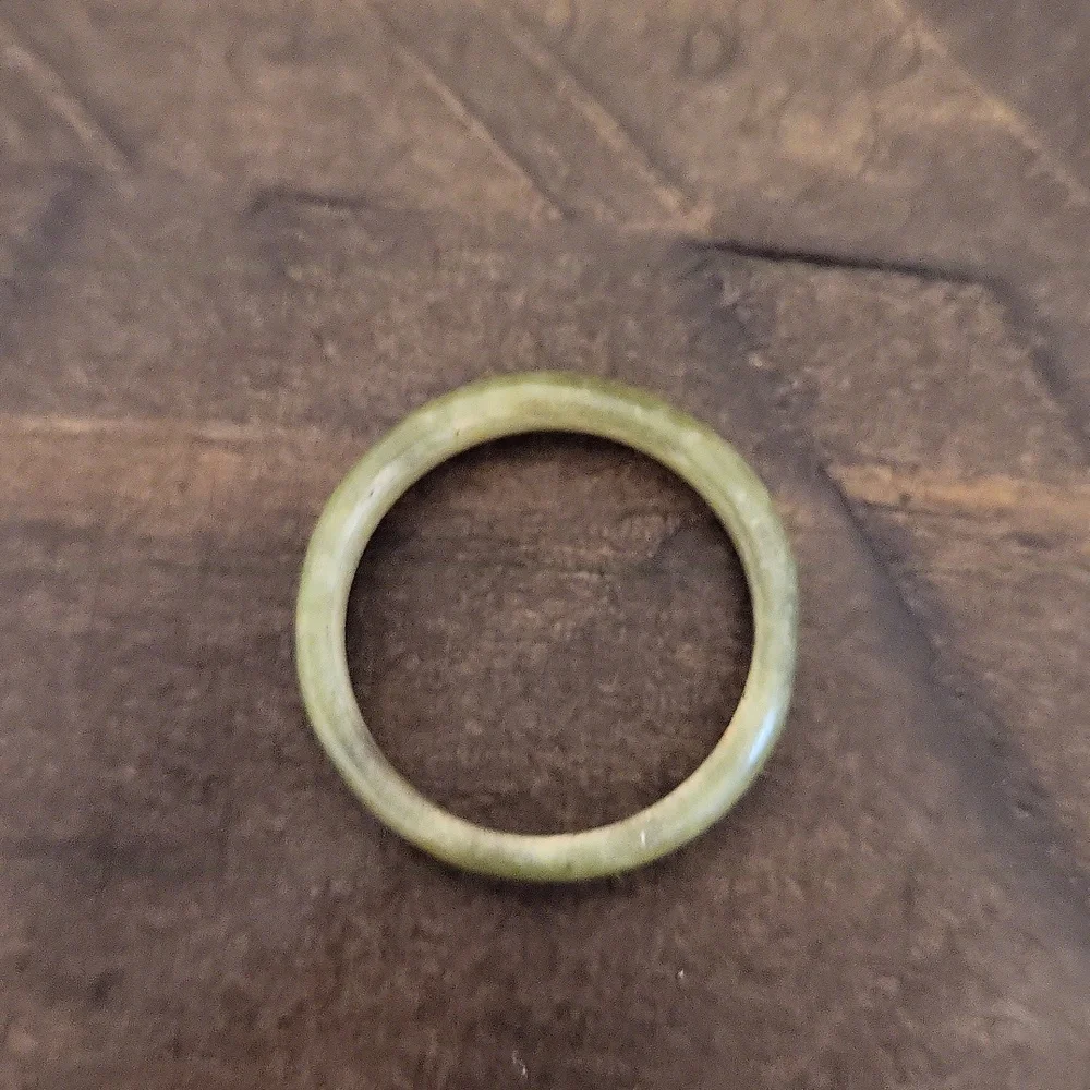 Jade Gemstone Band Ring
